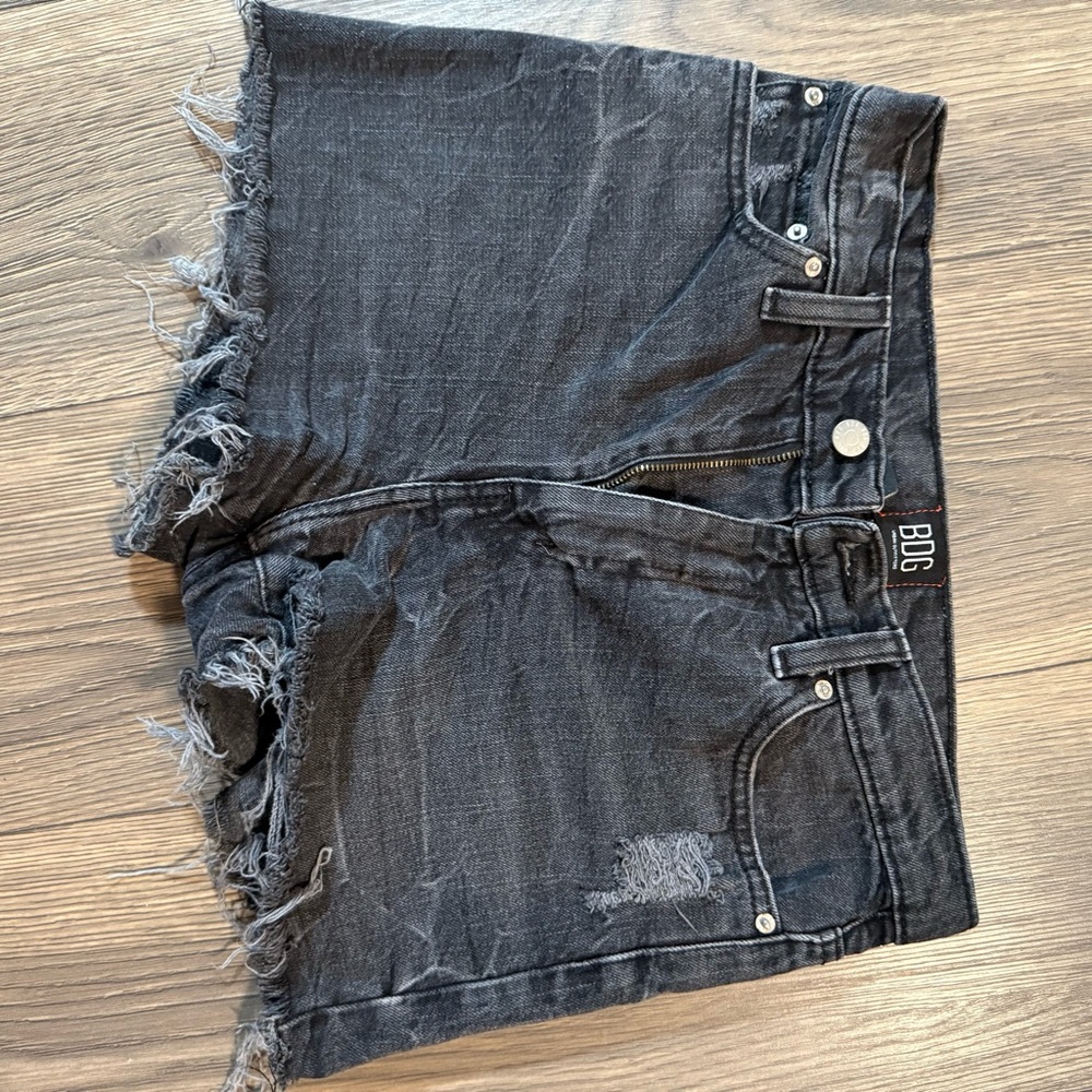 BDG Women's Dark Gray Jean Shorts